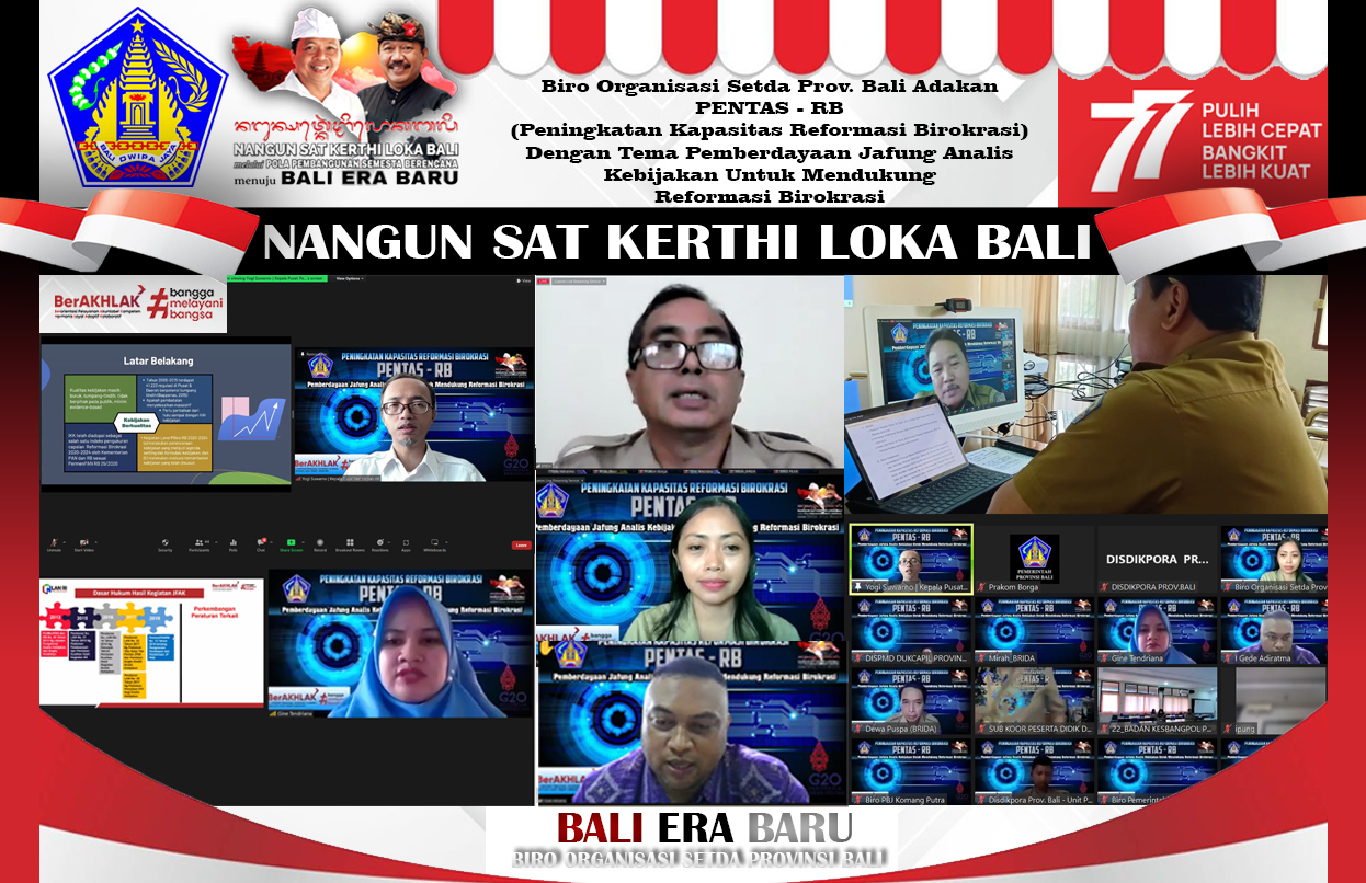 biro-organisasi-setda-prov-bali-adakan-pentas-rb-peningkatan-kapasitas-reformasi-birokrasi-dengan-tema-pemberdayaan-jafung-analis-kebijakan-untuk-mendukung-reformasi-birokrasi