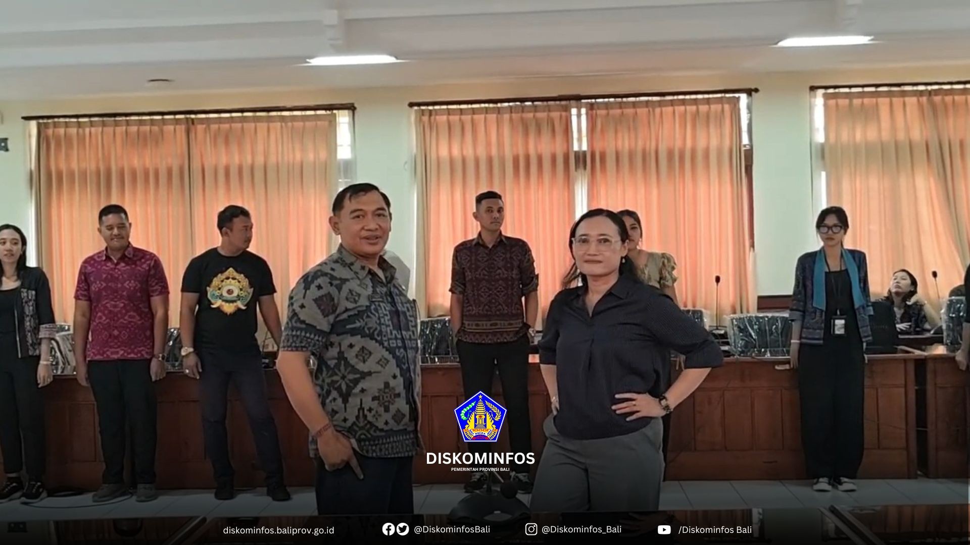 DISKOMINFOS selaku Pejabat Pengelola Informasi dan Dokumentasi (PPID) Utama