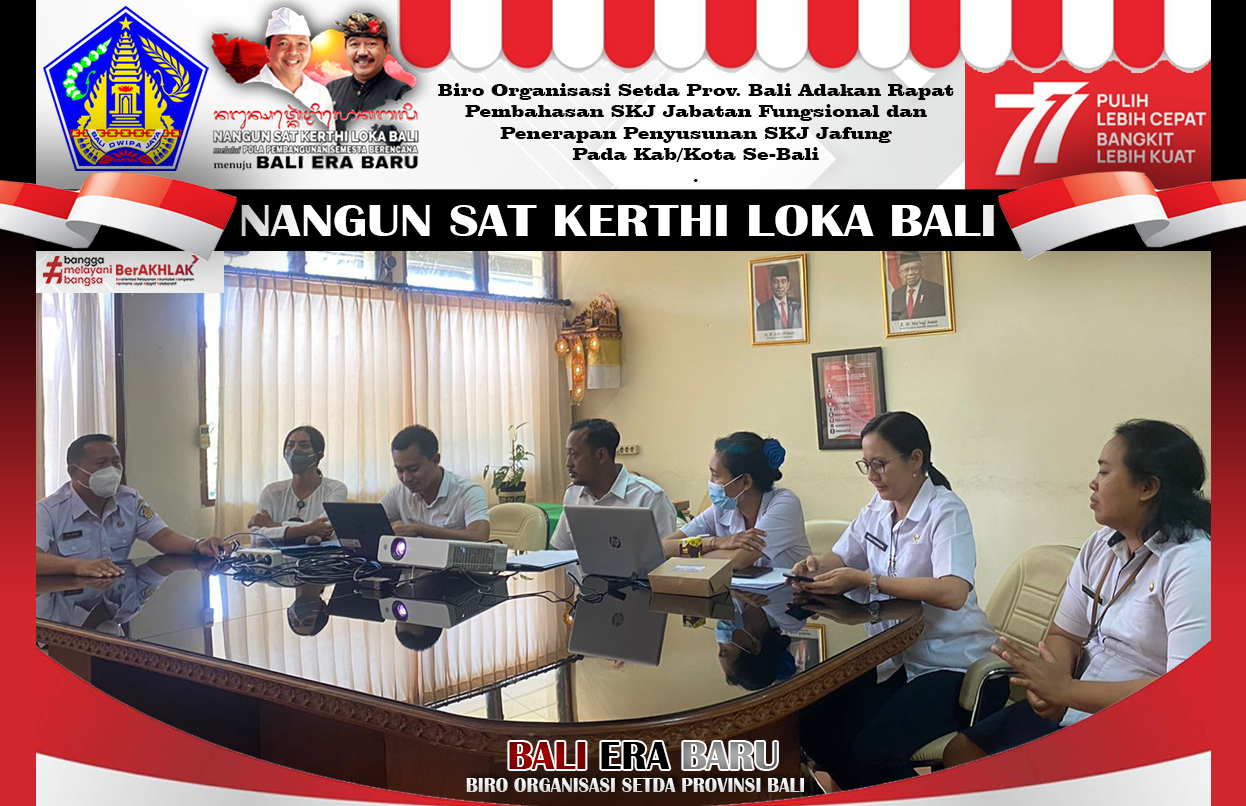 biro-organisasi-setda-prov-bali-adakan-rapat-pembahasan-skj-jabatan-fungsional-dan-penerapan-penyusunan-skj-jafung-pda-kabkota-se-bali