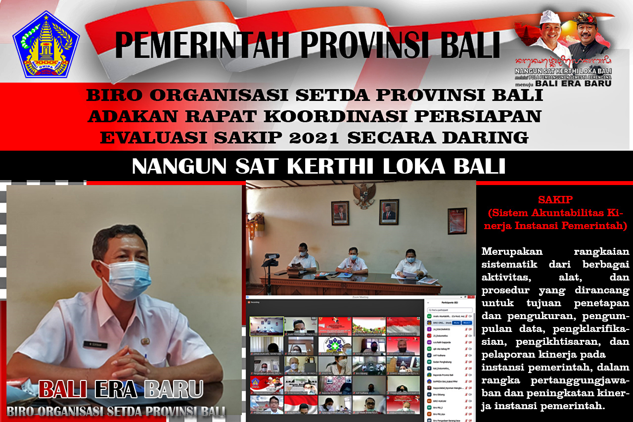 biro-organisasi-setda-provinsi-bali-adakan-rapat-koordinasi-persiapan-evaluasi-sakip-2021-secara-daring