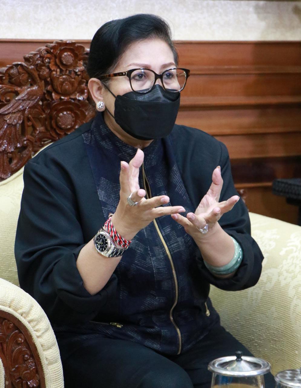 ny-putri-koster-ajak-masyarkat-dukung-program-percepatan-gerakan-vaksinasi