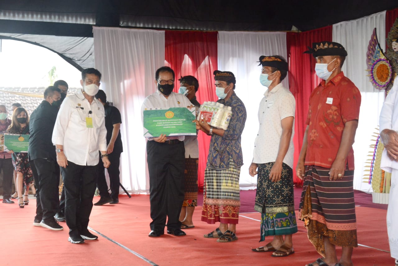 wagub-cok-ace-dampingi-menteri-yasin-limpo-serahkan-bantuan-pertanian-di-gianyar