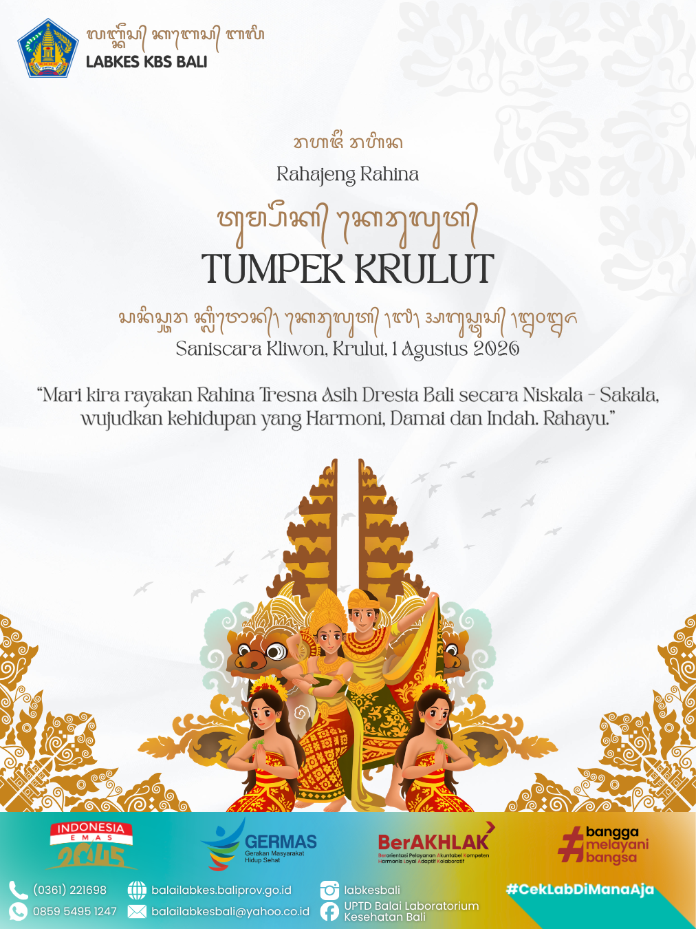 RAHAJENG RAHINA TUMPEK KRULUT